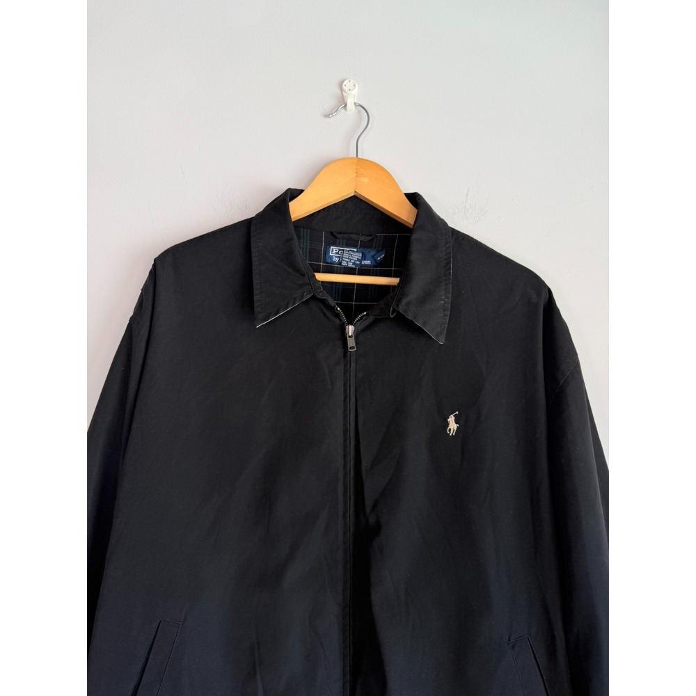 Vintage Polo Ralph Lauren Bi-Swing Bomber Jacket XL Black - Picture 2 of 10